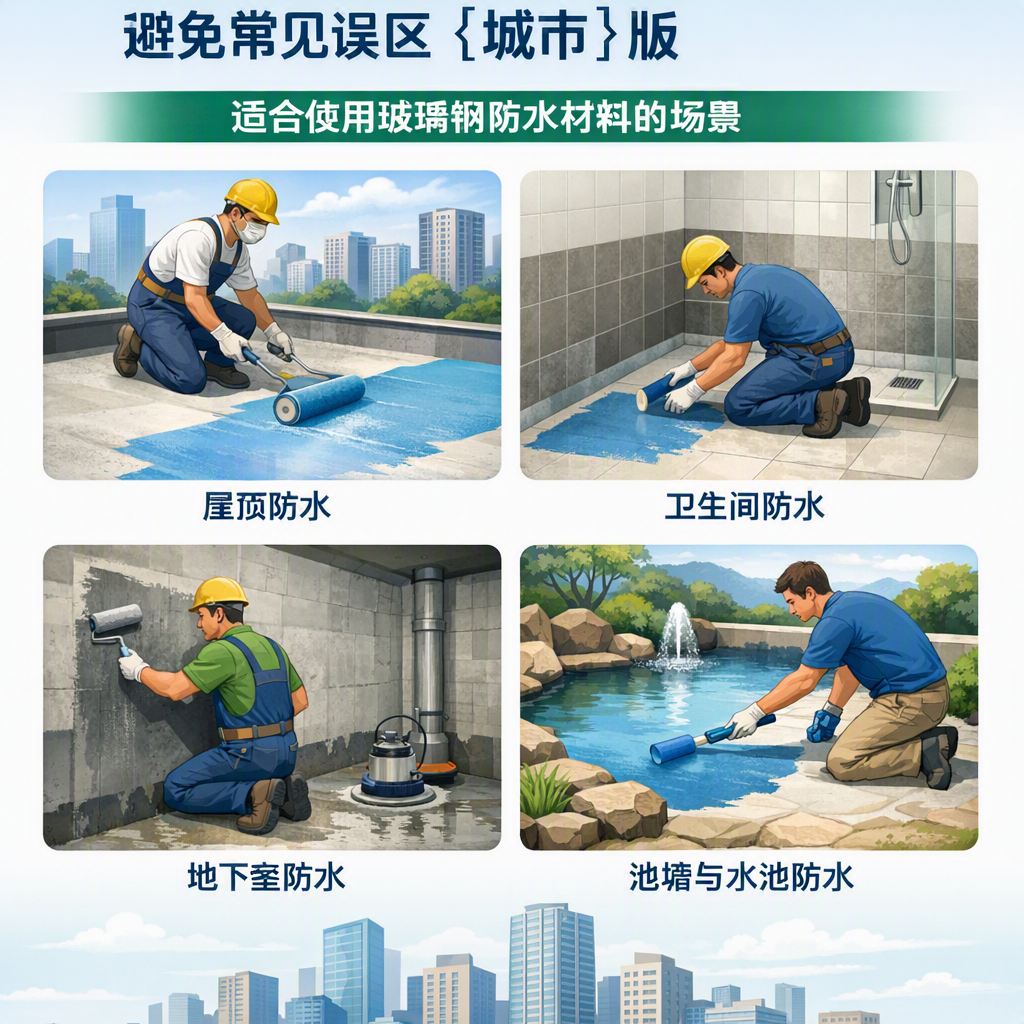 玻璃钢防水材料施工注意事项，避免常见误区 白城 版