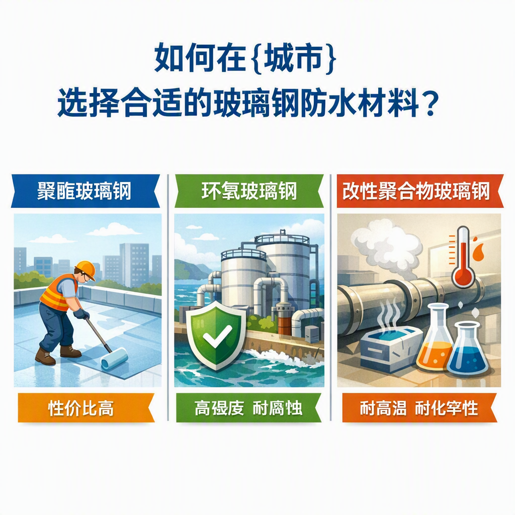 如何在白城选择合适的玻璃钢防水材料？