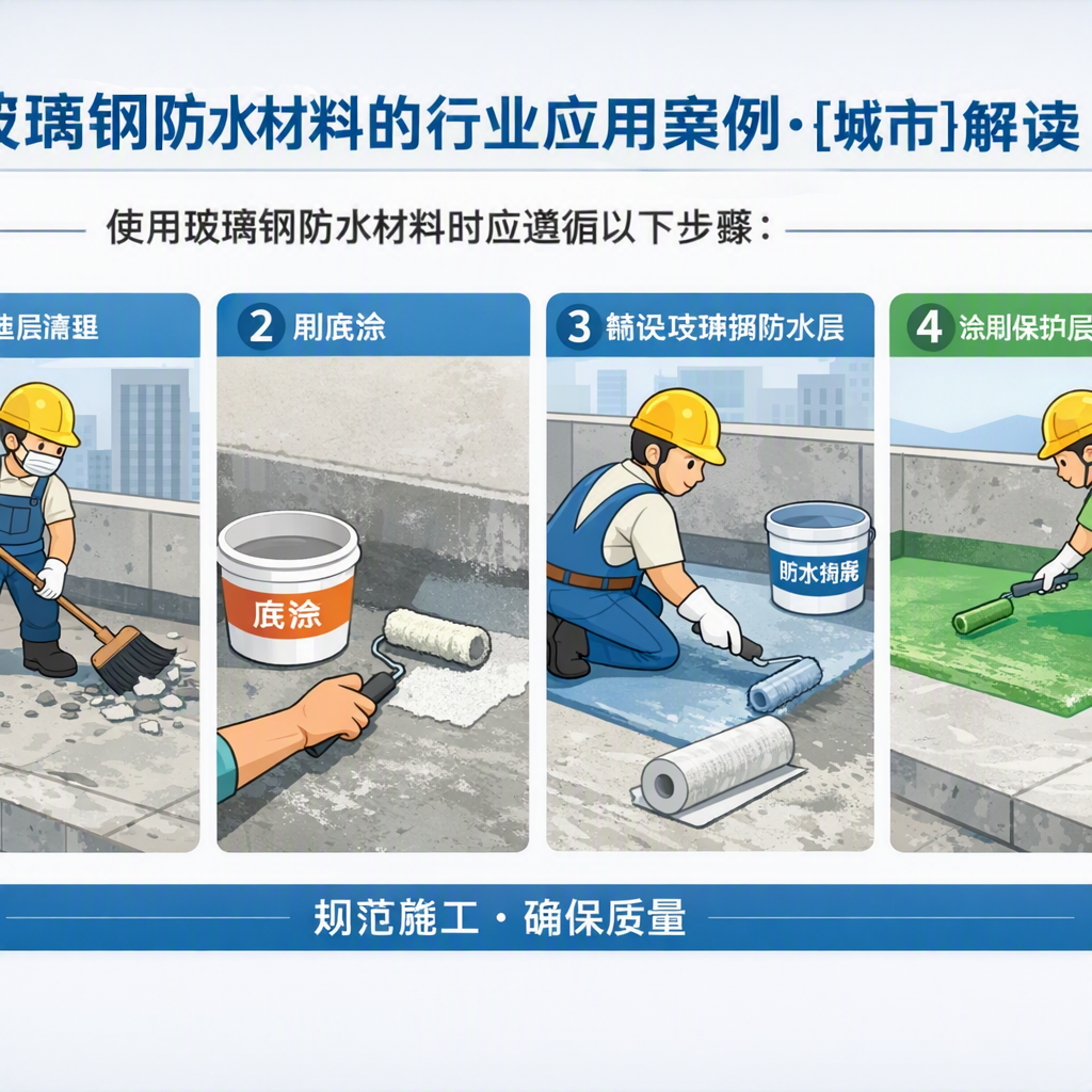 玻璃钢防水材料的行业应用案例,白城解读