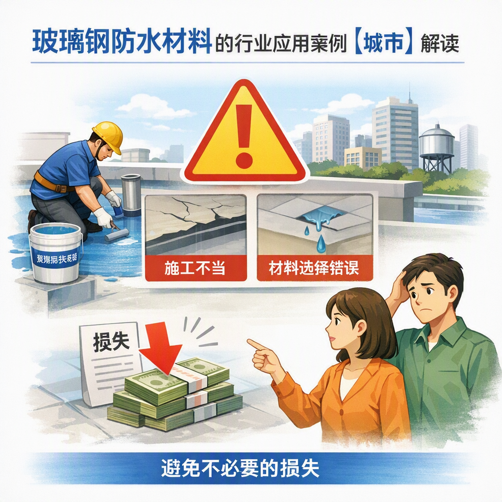玻璃钢防水材料的行业应用案例,白城解读