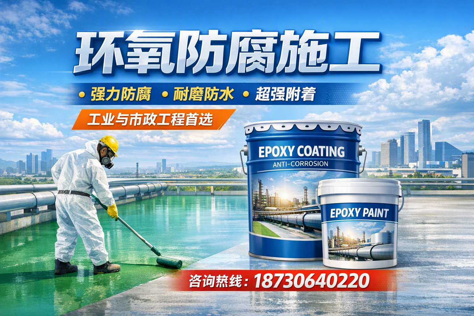 在 白城 进行环氧防腐施工的注意事项